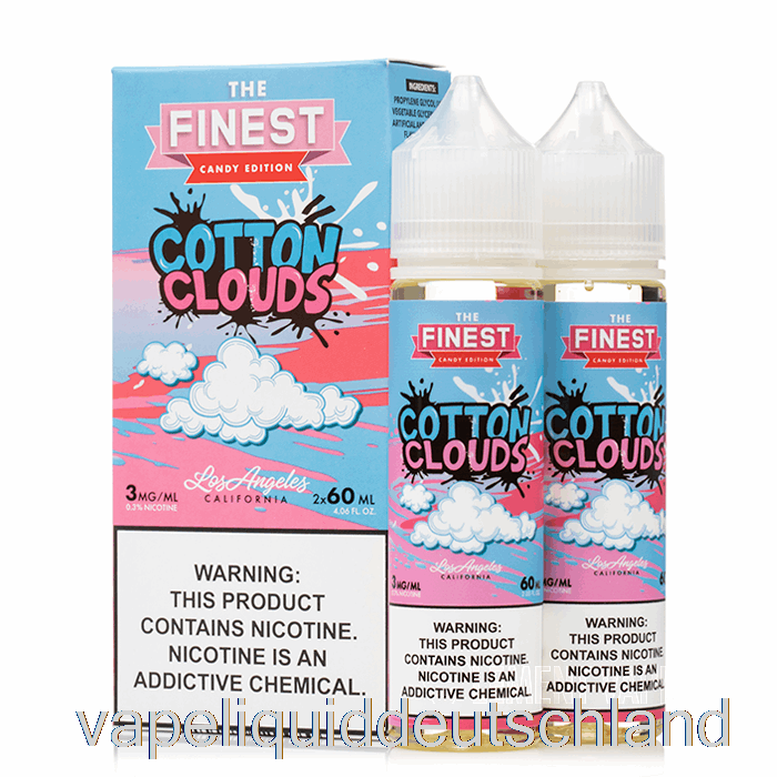 Baumwollwolken – Die Feinste Süßigkeiten-Edition – 120 Ml 6 Mg Vape-Flüssigkeit